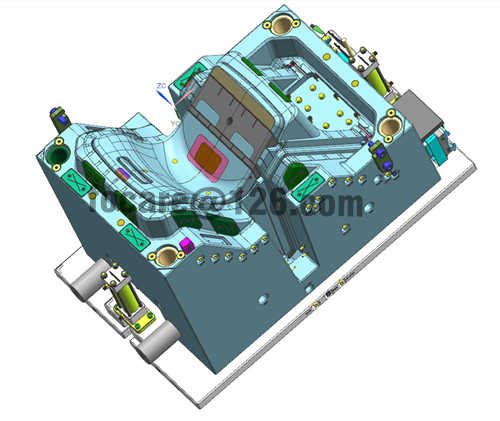 plastic gas assited chair mold
