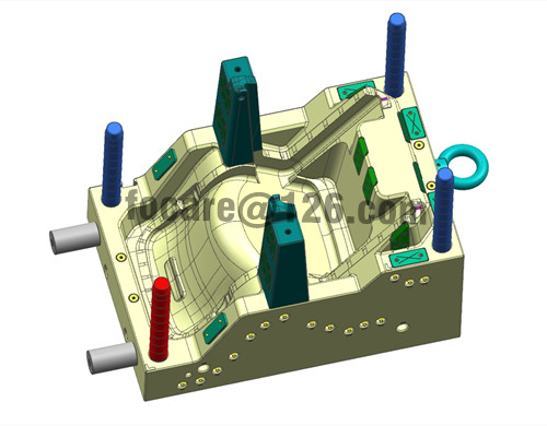 plastic gas assited chair mold