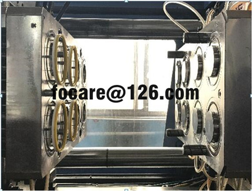 two shot SWR pipe PP rubber ring mold