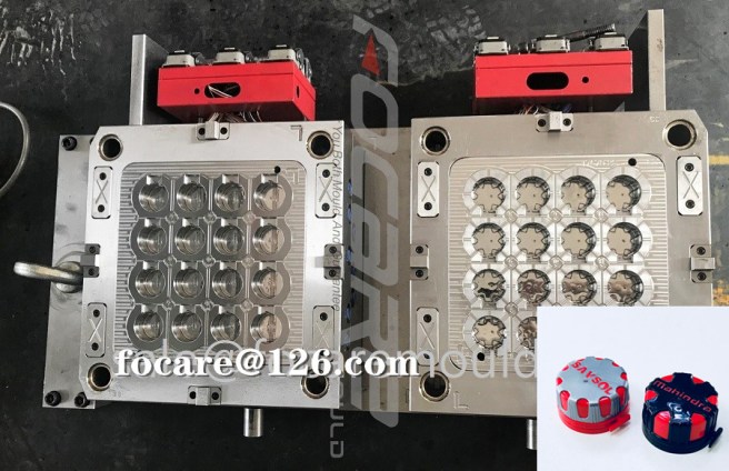 two shot oil cap mold