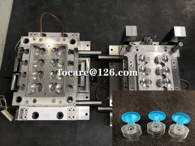 two shot flip top cap molds