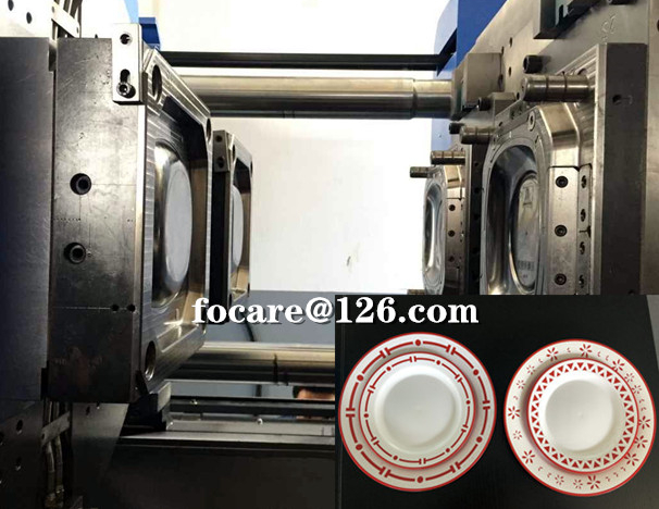 Two color plate mold