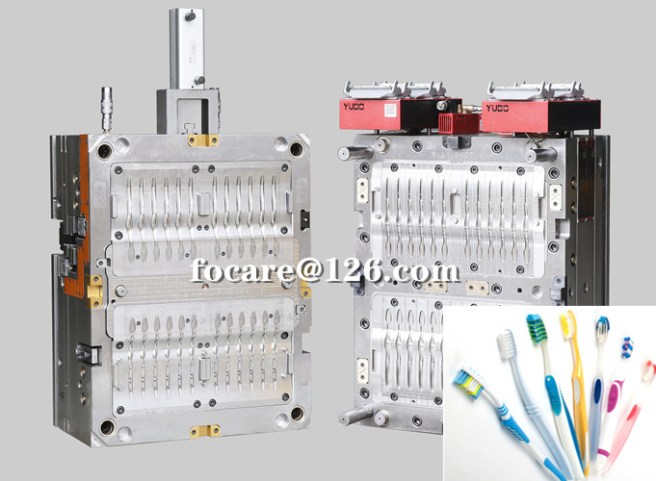 two color toothbrush mold