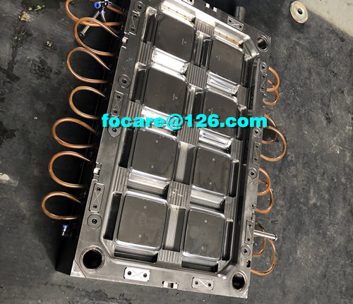 two color airtight food container cover mold