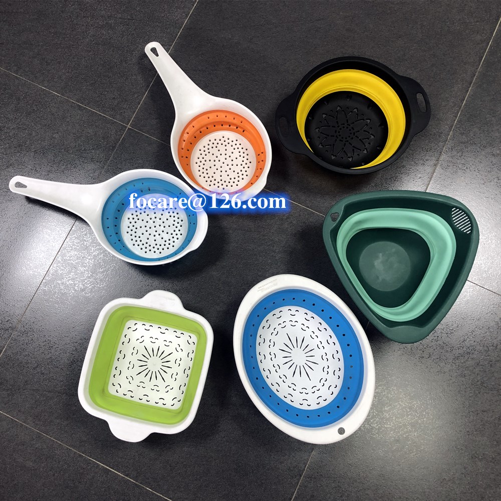 2k mold for bi material strainer mold