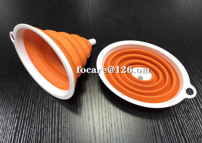 two color collapsible funnel mold