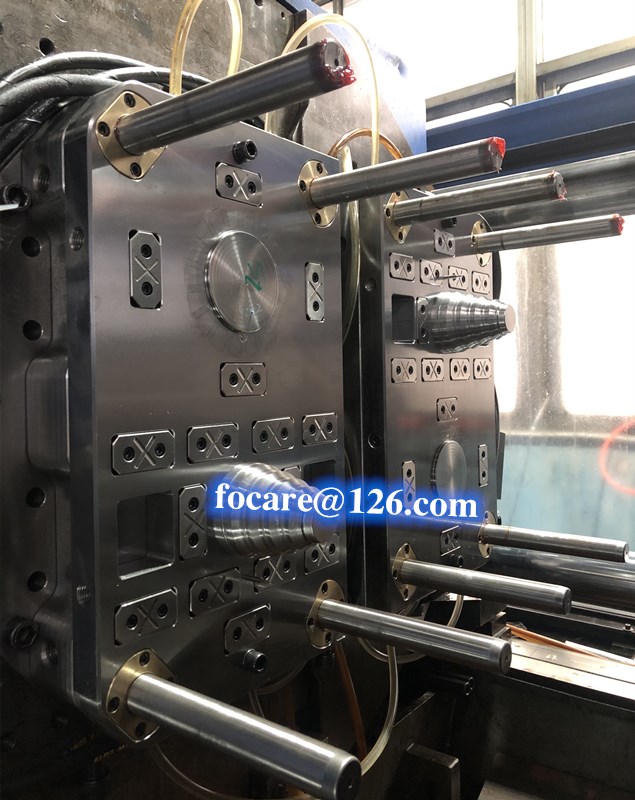 two component folding traver cup and lid mold