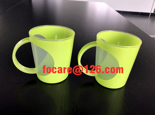 bi color water mug mold