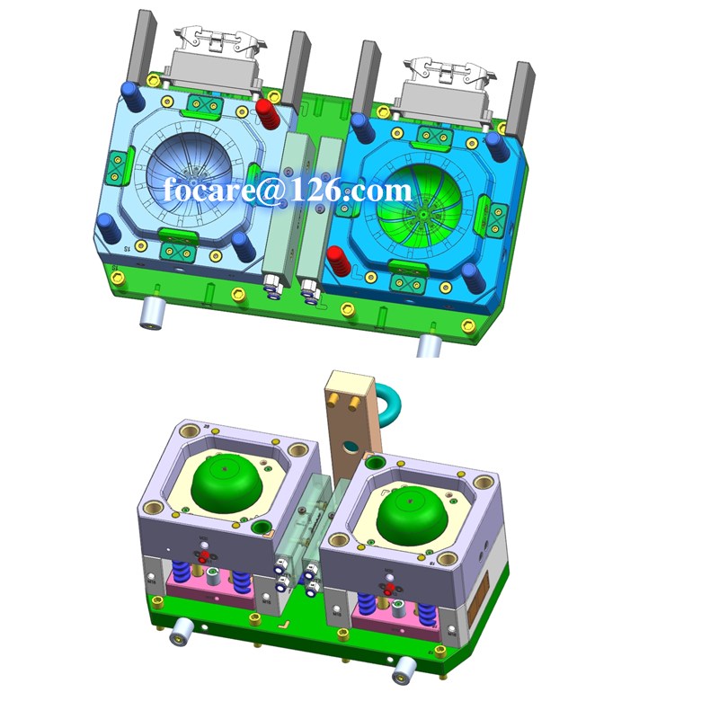 bi color serving mixing bowl two shot molding