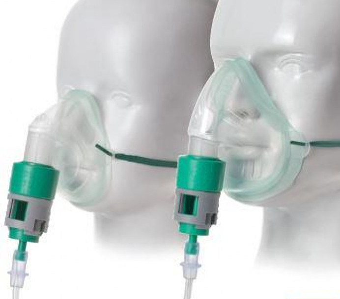 non-PVC oxgen nebulizer mask two component mold