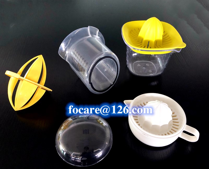 two component bi material non slip citrus juicer squeezer injection mold