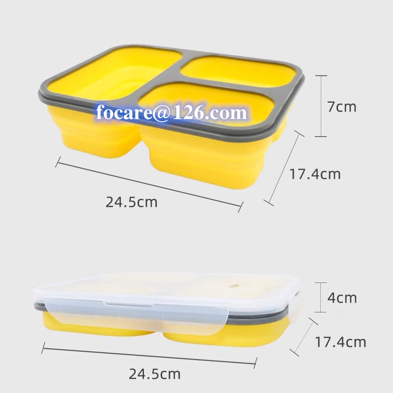 two component collapsible lunch box container mold