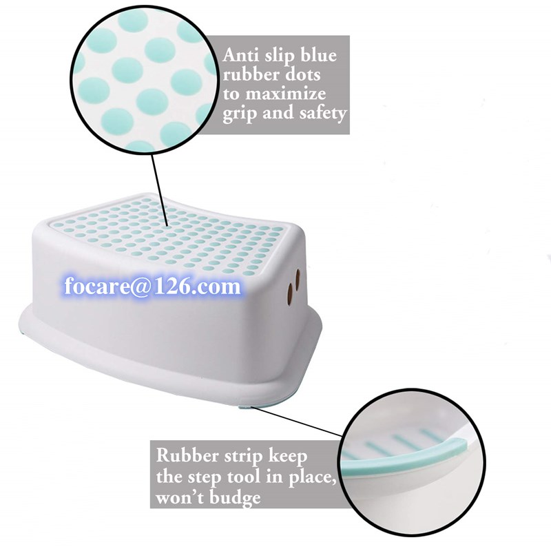 two component anti slip kids step stool 2k molding
