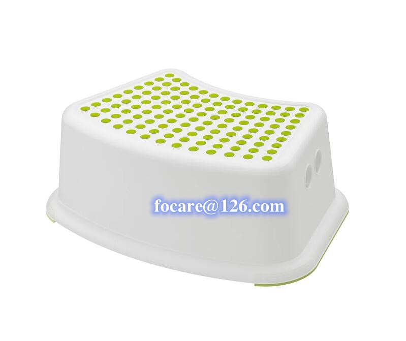 two shot anti slip kid step stool bi material mold