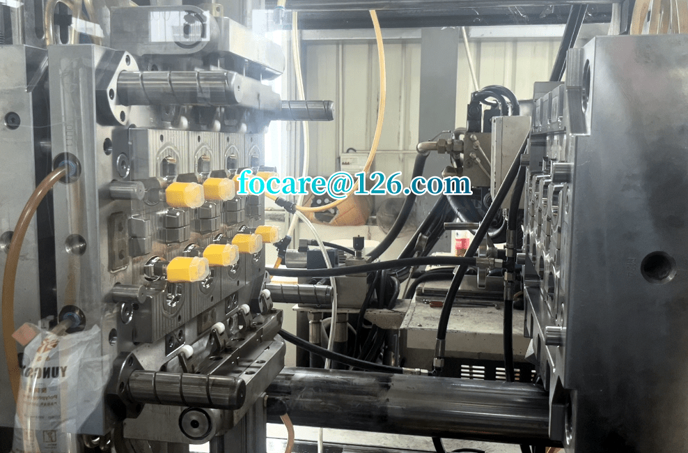 advanced two color flip top cap in mold closing design