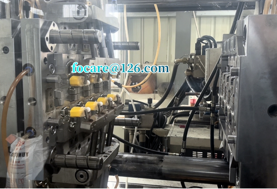 two shot flip top cap mold with in mold closure technology