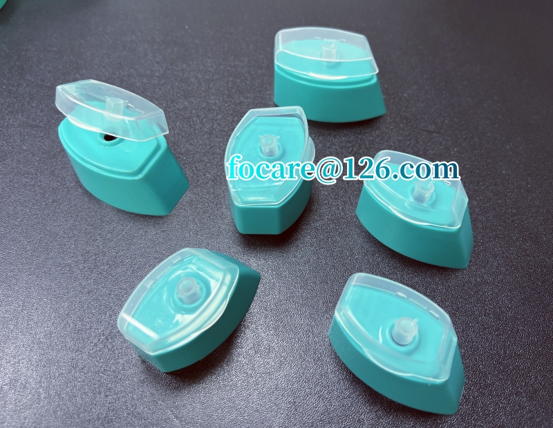 two shot flip top cap