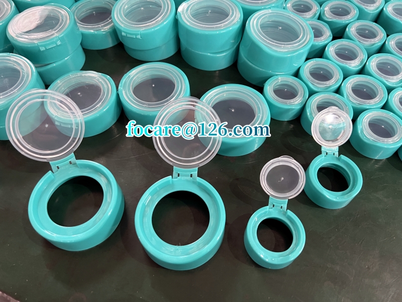 two shot jar flip top lid mold injection molding