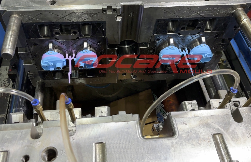 Two shot outdoor large water bottle ton cup cap mold