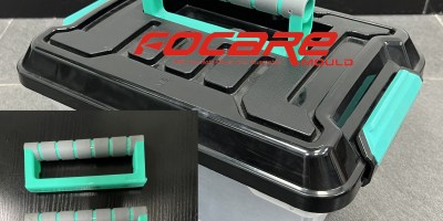 2k tool container handle mold