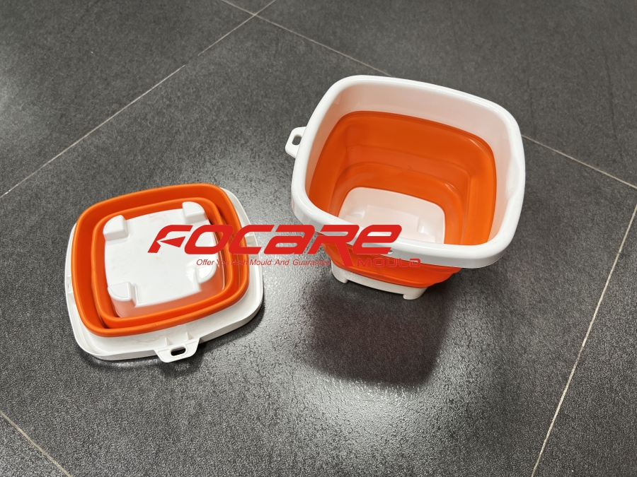 Two component collapsible kids beach bucket&nbsp;mold