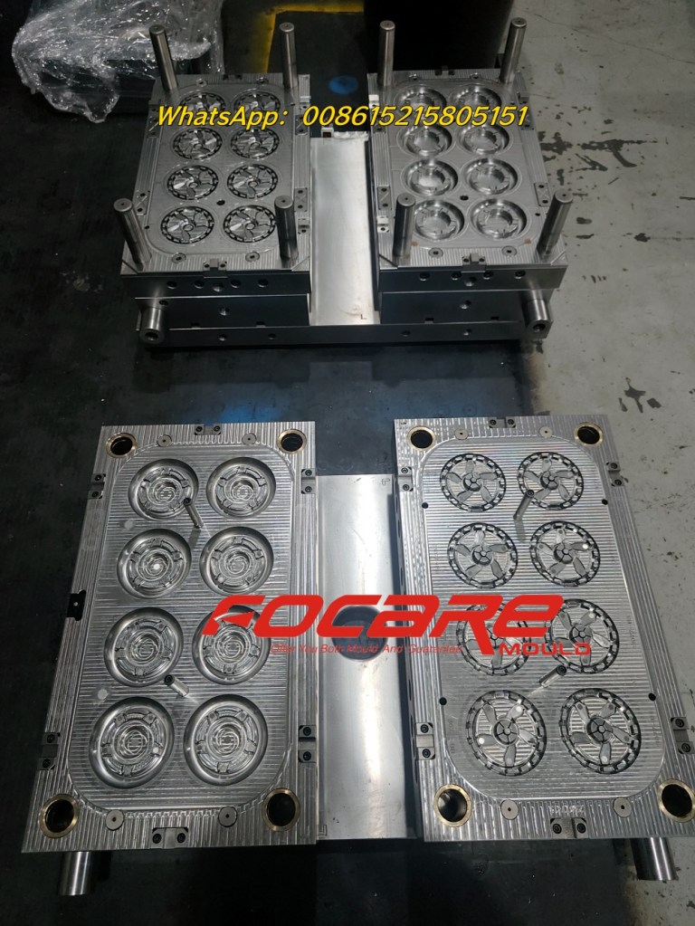 Plastic baby stroller wheels 2k injection mold