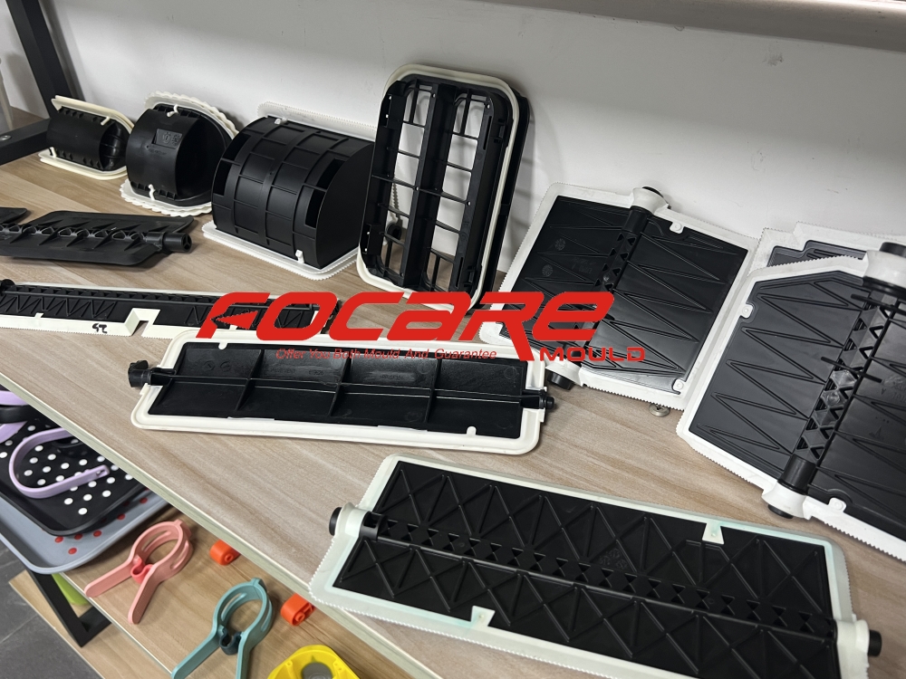 two component car air conditioning flap mold