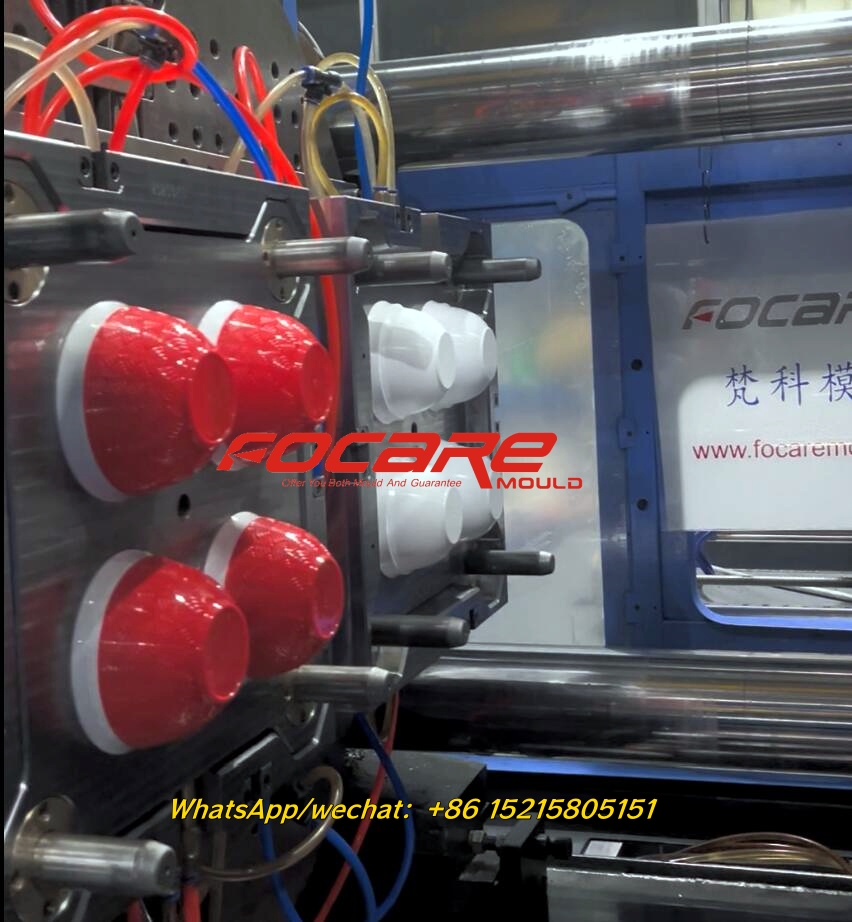 two color injection bowl mold